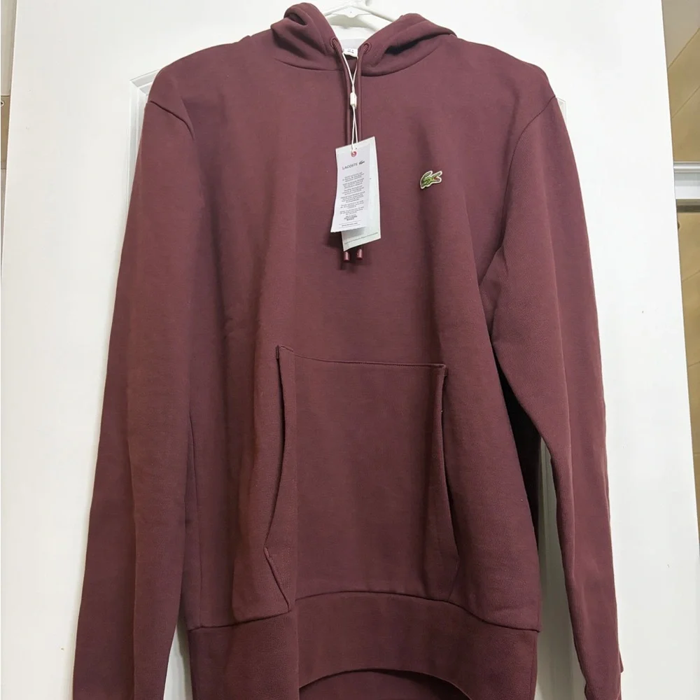 Lacoste Men's Maroon Sweater - Picture 5 of 5